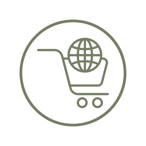 Icone représentant les achats en ligne