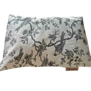 Coussin Olivotte imprimé Noir Biou